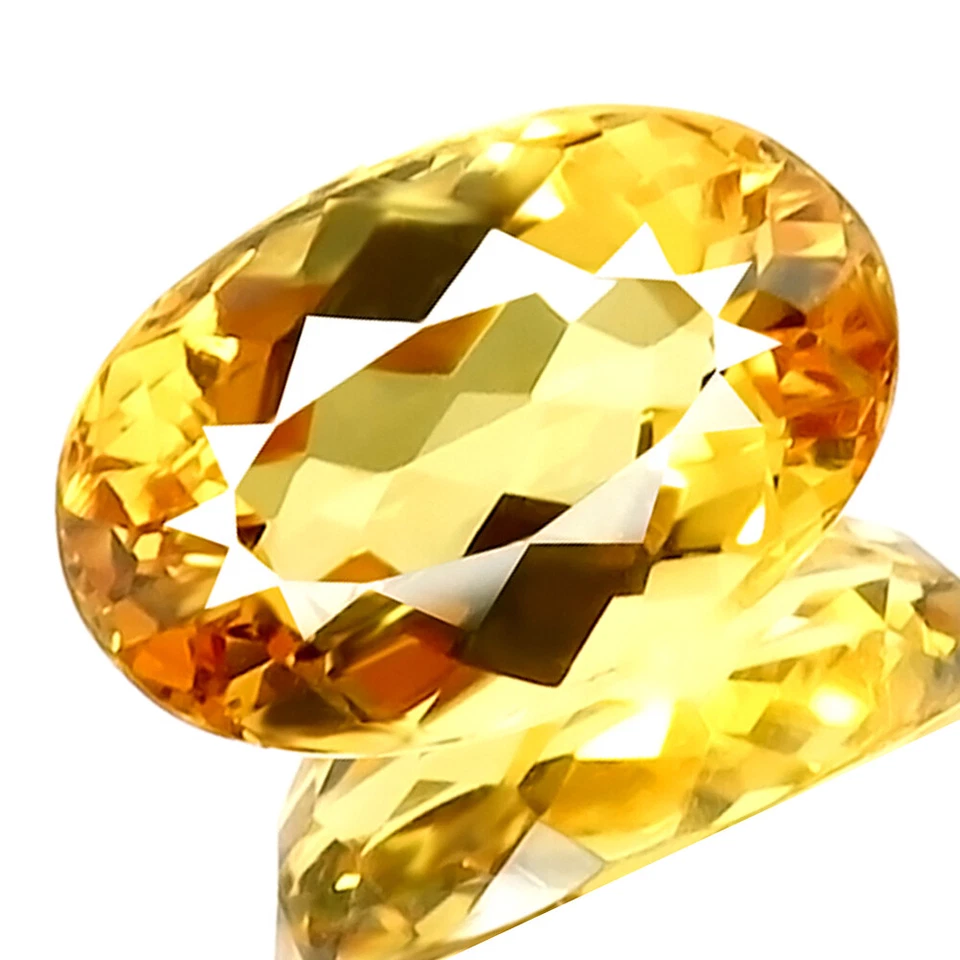 Beryl 2.83ct Flawless Sparkling Natural 5A+Yellow Beryl From Brazil Perfect Oval - Image 2 of 4