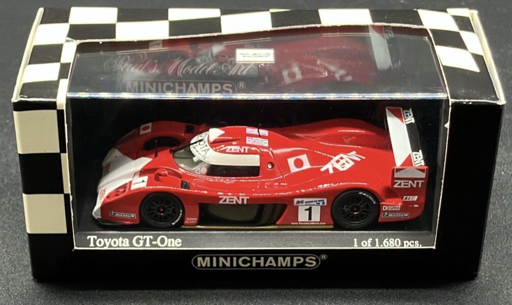 トヨタGT-One ミニカーセット 1/43 1/43 Minichamps Toyota GT-one TS020 1999 24 Hours Le Mans