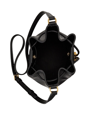 Ralph Lauren Women's Smooth Leather Medium Andie 19 Drawstring Bag