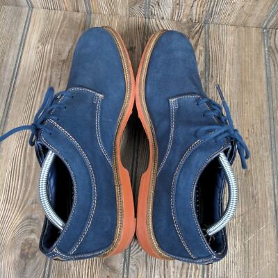 FootJoy Club Casuals Blems Spikeless Golf Shoes Blue Suede  display picture 3
