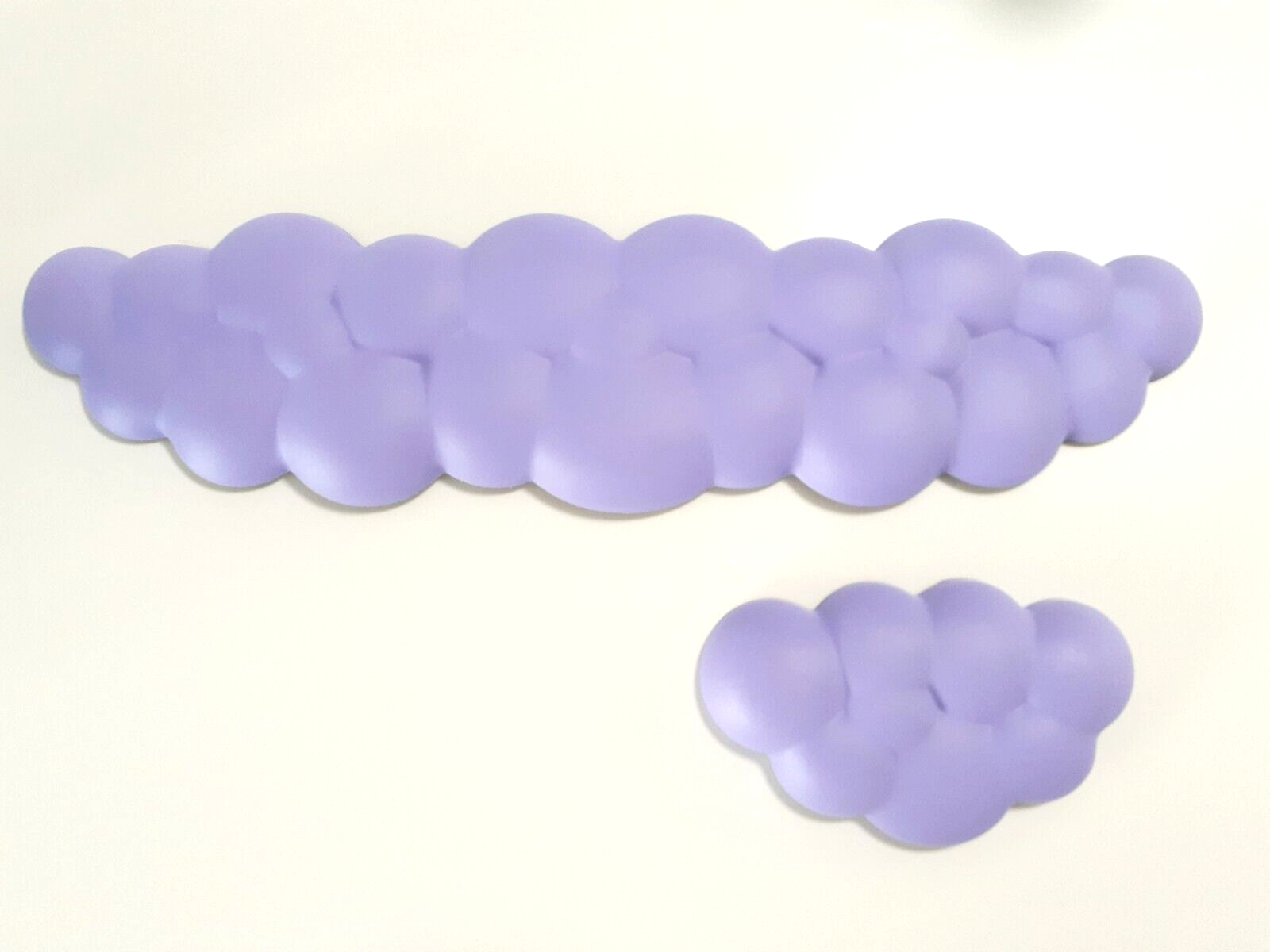 Purple Memory Foam Keyboard and Mouse Wrist Rest Pad 2-Piece Set  -image