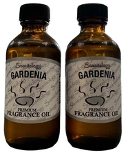 Scentolgy 2 Oz Gardenia Bottle of 100% Pure Fragrance Oil 2 Pack- Made in USA