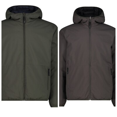 CMP Men's Reversible Fixed Hooded Jacket