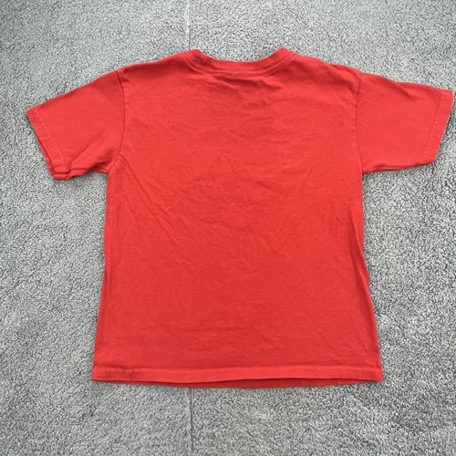 Superman T-Shirt Boys Size 6 Red Short Sleeve Tagless DC Comics LOGO Superhero - Picture 7 of 11