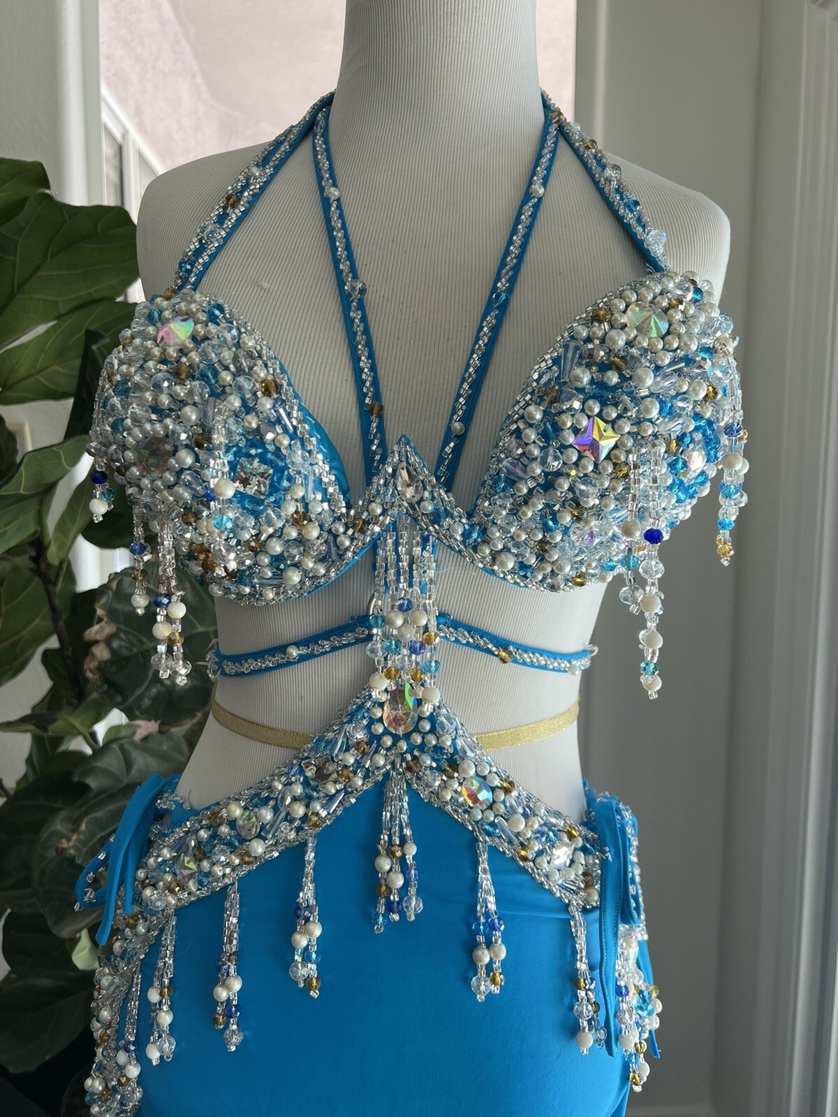 Professional belly dance costume Gem