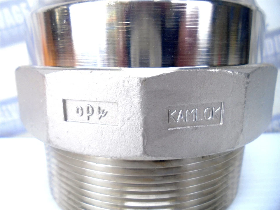 OPW KAMLOK - 633F-SS40, (633-F-4") - 4" MNPT SS MACHO ADAPTADOR Cam-n-Groove (NUEVO) Foto 4 de 4