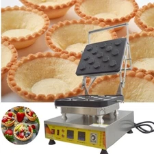 Commercial Egg Tart Shell Machine Custard Tartlet Pie Tart Crust Maker 13 Holes