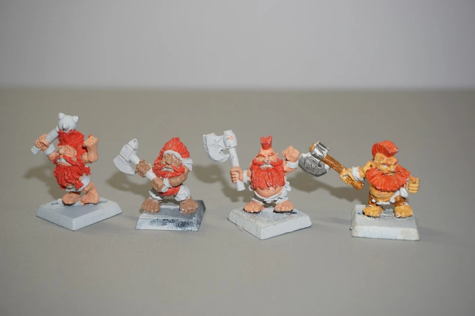 Warhammer Fantasy The Old World Dwarf Slayers x 4 - Image 4 of 4