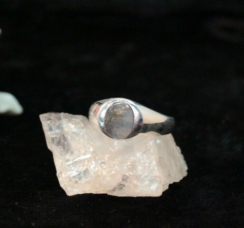 Silberring Siegelring Ring Sterlingsilber 925 Labradorit Gr68 - Bild 2 von 5