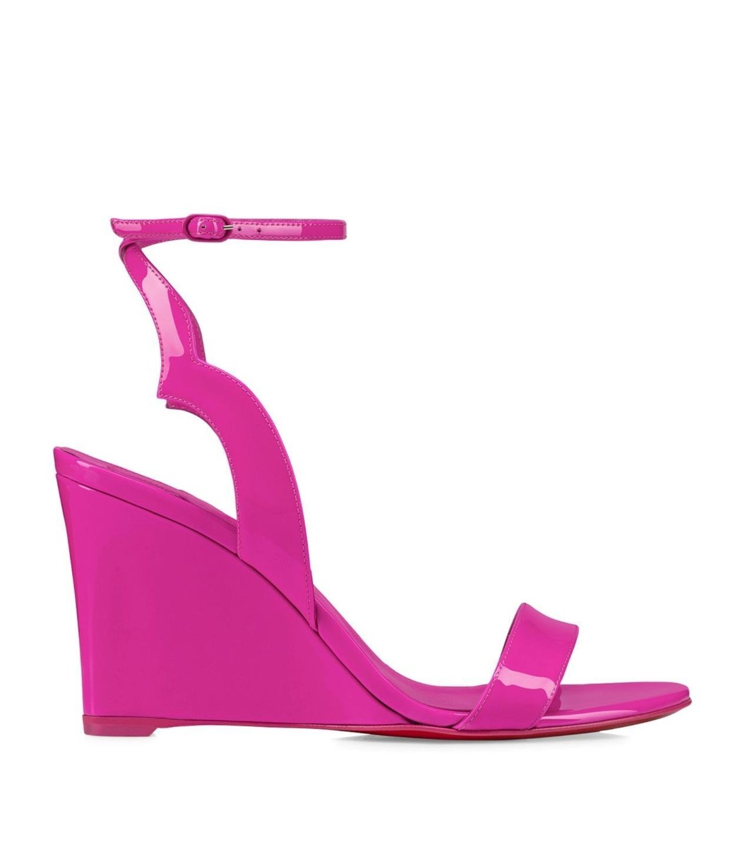 Christian Louboutin ピンク　バレエシューズ Melodie Chick ピンク パテントレザー - Shoes - Kids Unisex