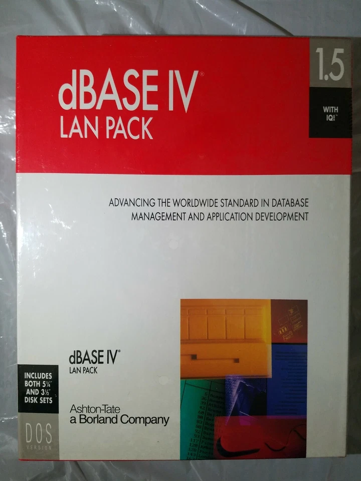 Borland dBase IV 1.5 LAN PACK, Runtime, & 4 Reference Books (New) - Image 2 of 4