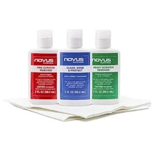 NOVUS PK1-2 Plastic Clean and Shine, Fine Scratch Remover and Heavy-scratch 