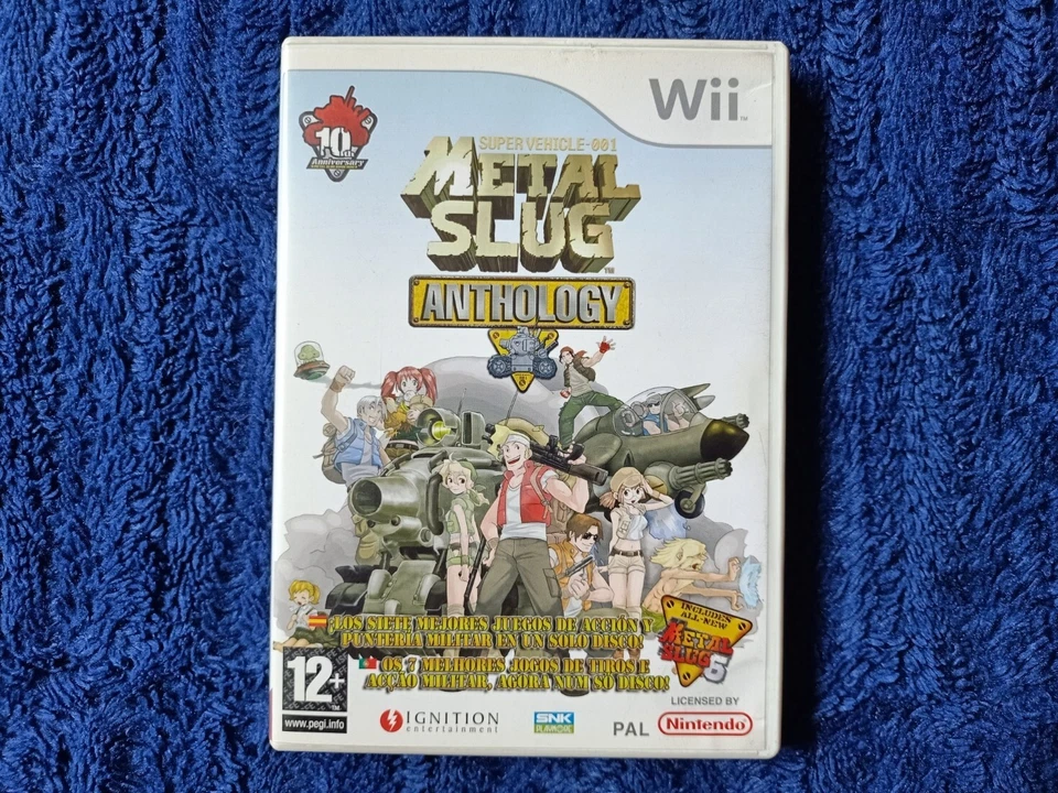 METAL SLUG ANTHOLOGY - NINTENDO WII - PAL ESPAÑA - ANTHOLOGIE 2 3 X 4 5 6, foto 1 de 3