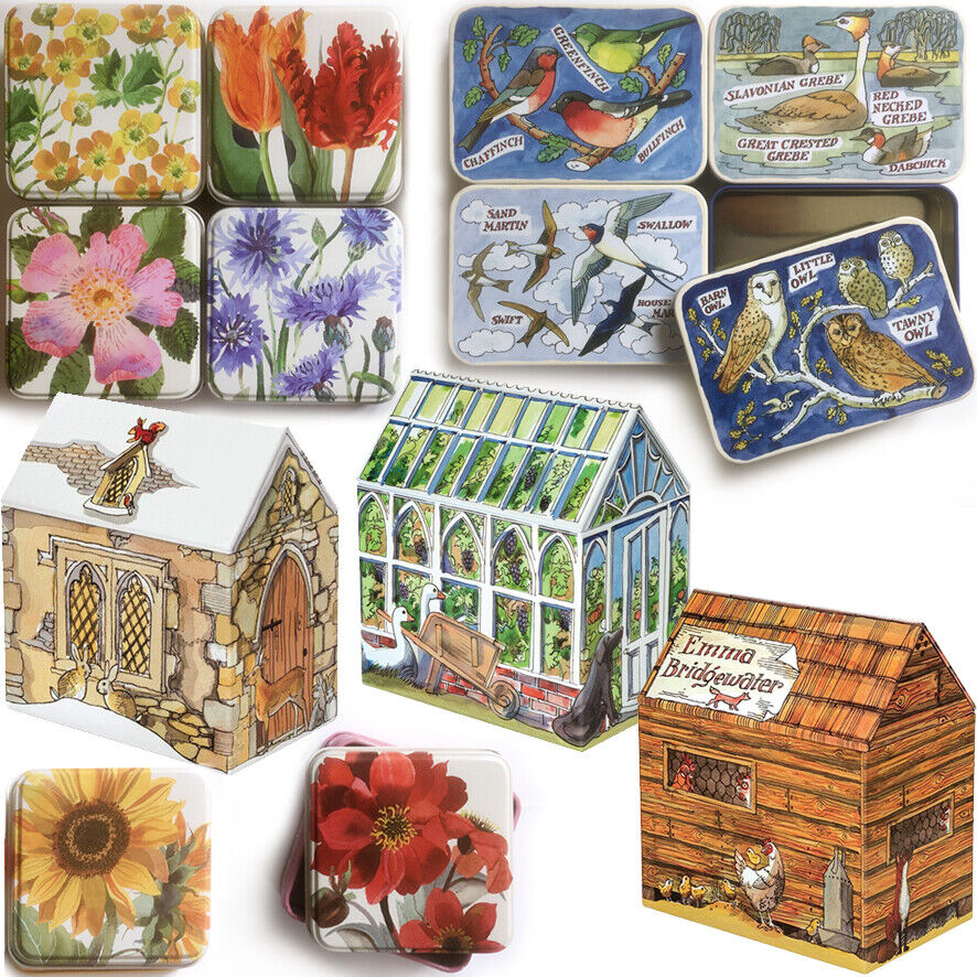 Garden Flowers 100gm Tea Caddy Tin - Emma Bridgewater Garden Flowers 100gm Tea Caddy Tin - Emma Bridgewater