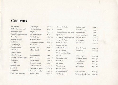 PICTURE FROM FOOTBALL AND FINE ARTS BOOKLET 1953 WEST BROM / CHELSEA / TOTTENHAM - Picture 6 of 7
