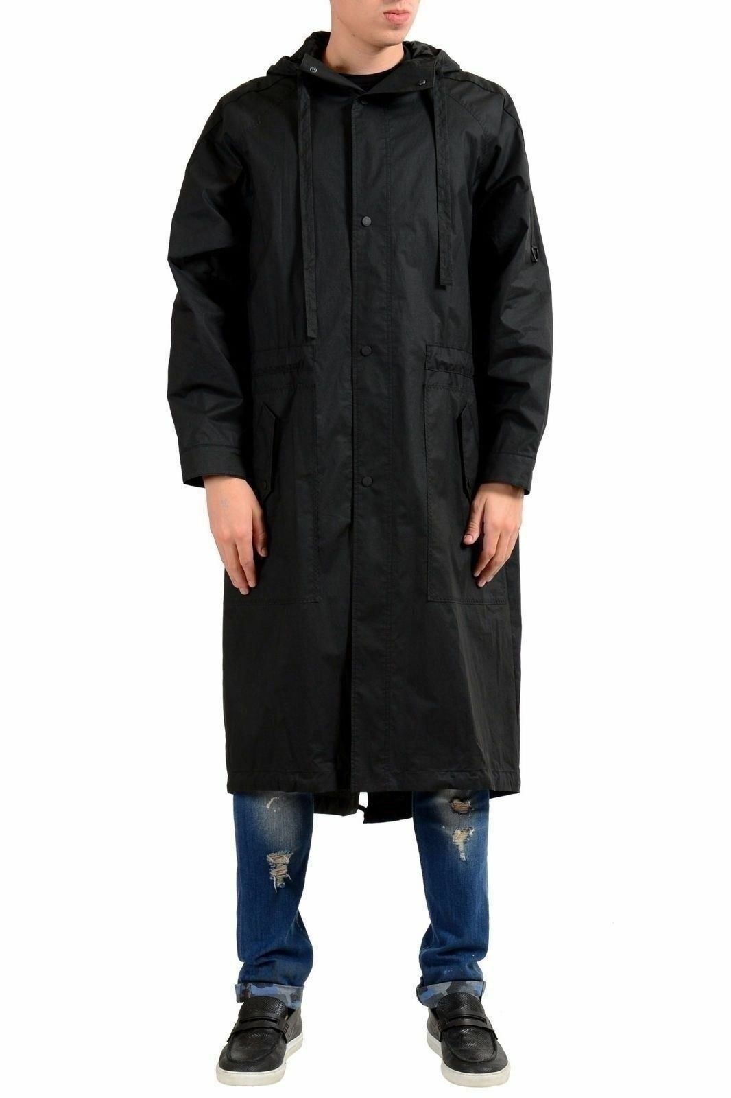 Hugo Boss Manillo Мужская черная ветровка с капюшоном US S IT 48 52090₽