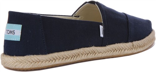 Toms Alpargata Recycled Vegan Elastic Gore Espardrilles Navy Damen UK 3 - 8 - Bild 3 von 6