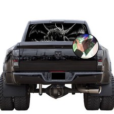 Truck Back Window Graphics Dragon P584 See Through Rear Decal