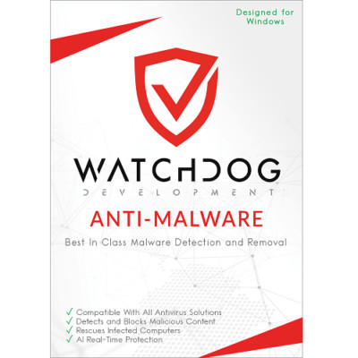 Watchdog Anti-Malware, 1 Year , 1 PC / 2 PC - Digital Delivery