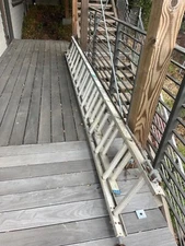 2  Werner Extention ladders ,1 Multilevel 22’ and 1 28’ straight 