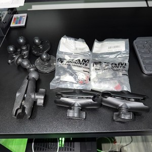 RAM Mounts Bundle GoPro Mount Arms Ball Bases Clamps Hardware Lot