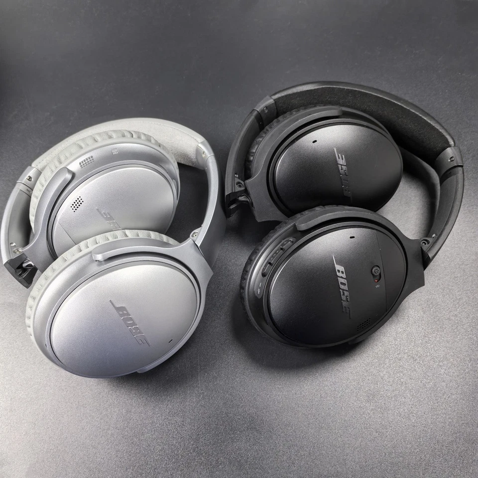 Bose QuietComfort 35 QC35 Wireless Noise Cancelling Headphones I - Black/Silver - Image 4 of 4
