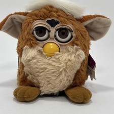 Furby 1999 Model 70-800 Coffee Cream NON-WORKING w/Original Tag, PARTS only