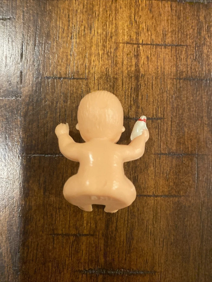 (3) Toppers de pastel de celuloide para bebé vintage de 1"" de alto Foto 3 de 3