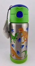 20oz Dinosaur Stainless Steel Single Wall Tumbler with Lid / Straw Greenbrier