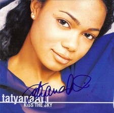 Tatanya Ali Signed Autographed Kiss The Sky CD Cover RD