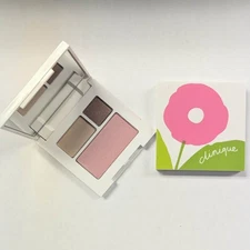 Lot 2 Clinique All About Shadow Duo #01 Like Mink Blush #08 Cupid