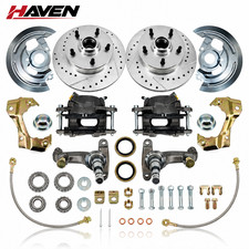 For Chevy Ii Nova 1962-1967 Front Disc Brake Conversion Kit Calipers Wheel Kit