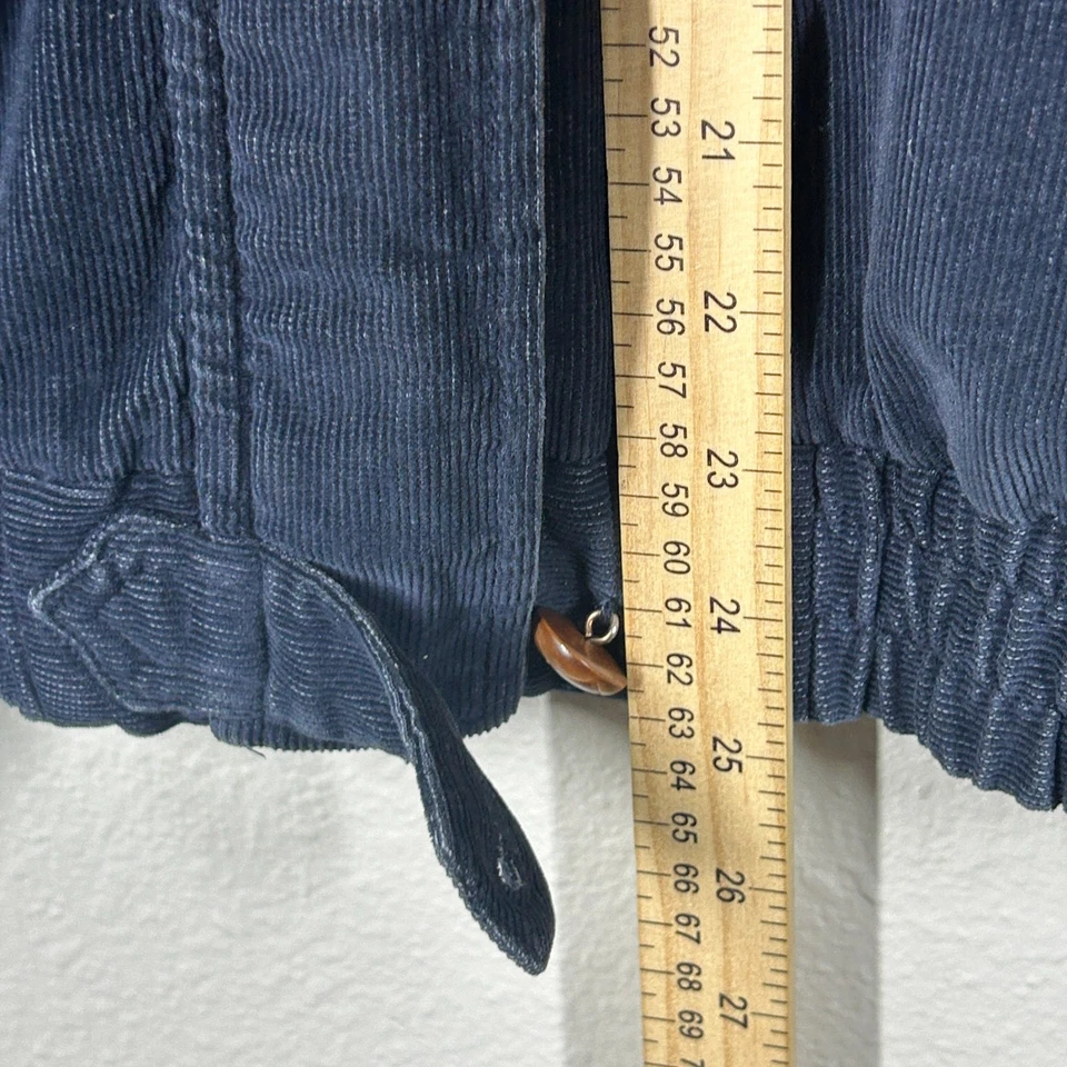 Chaqueta Izod Club De Colección Para Mujer M Azul Marino Pana Gamuza Hombro Caza Foto 4 de 4