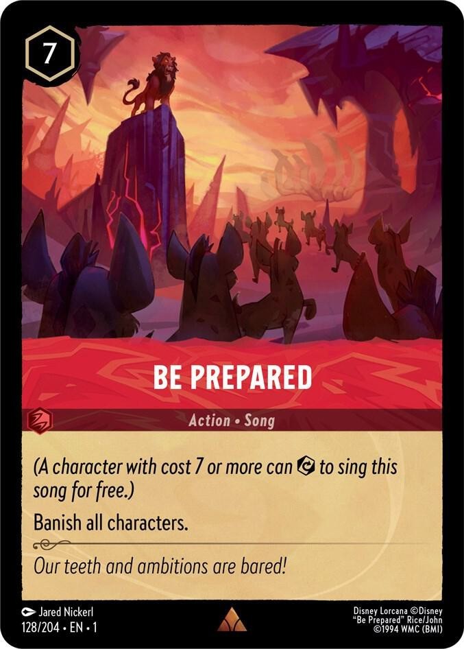 lorcana be prepared card 008-169 Bernard - Over-Prepared Lorcana Card