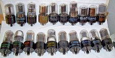 Lot of 20 6X5GT tubes,radio,amp,full-wave rectifier,6X5,1274,RCA,GE,Sylvania,