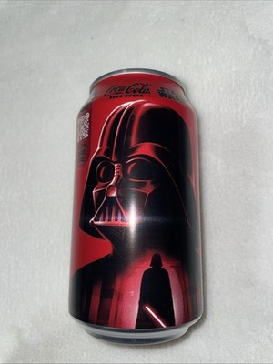 Coca Cola Zero Star Wars Limited Edition Can DARTH VADER New 2025 Sealed