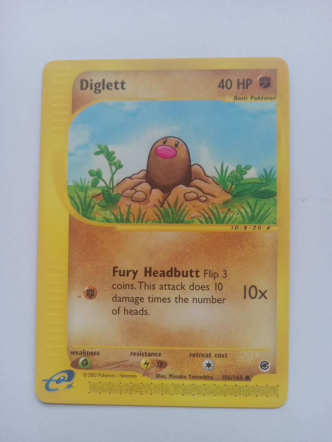 Diglett 106/165 Pokemon Expedition Common NM Unplayed Free Shipping!!