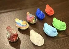 Mini 3D Printed Hen On Nest 1.5 Inch
