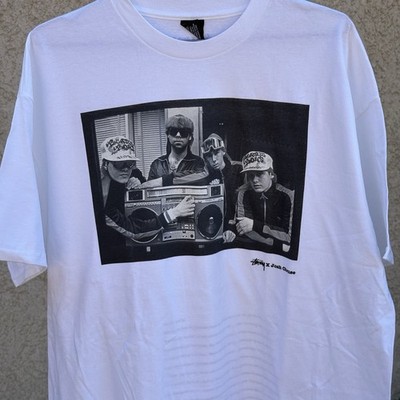 Stussy Men XL Beastie Boys White Josh Chester Shirt Limited