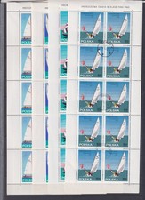 POLAND. 1965. FISCHER 1438 - 1445. SET IN MINI- SHEETS