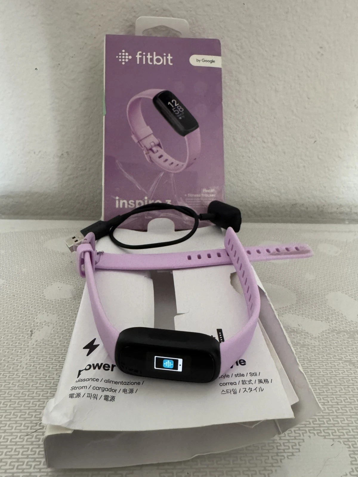 Fitbit Inspire 3 Health & Fitness Tracker in Black & Lilac Bliss New
Opens in a new window or tab