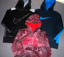 Lot of 3 Nike Dri-Fit Pull Over Hoodie Sweatshirts Boy's Youth Medium