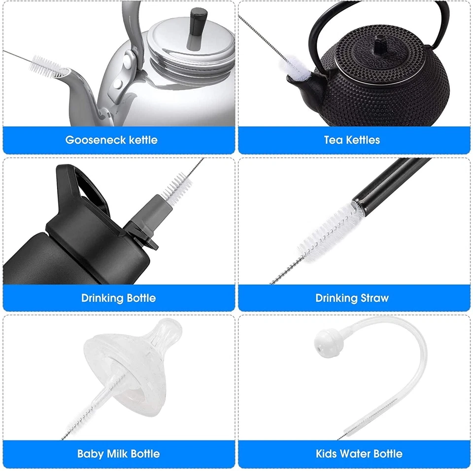 Juego de cepillos de tubo de ensayo cepillo de limpieza de paja de alta calidad extenderse a 1,08 en 10 unidades Foto 3 de 4