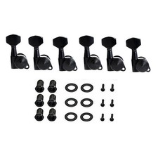 6R Inline Guitar String Tuning Pegs Auto Locking Tuner Sealed Machine Heads USA