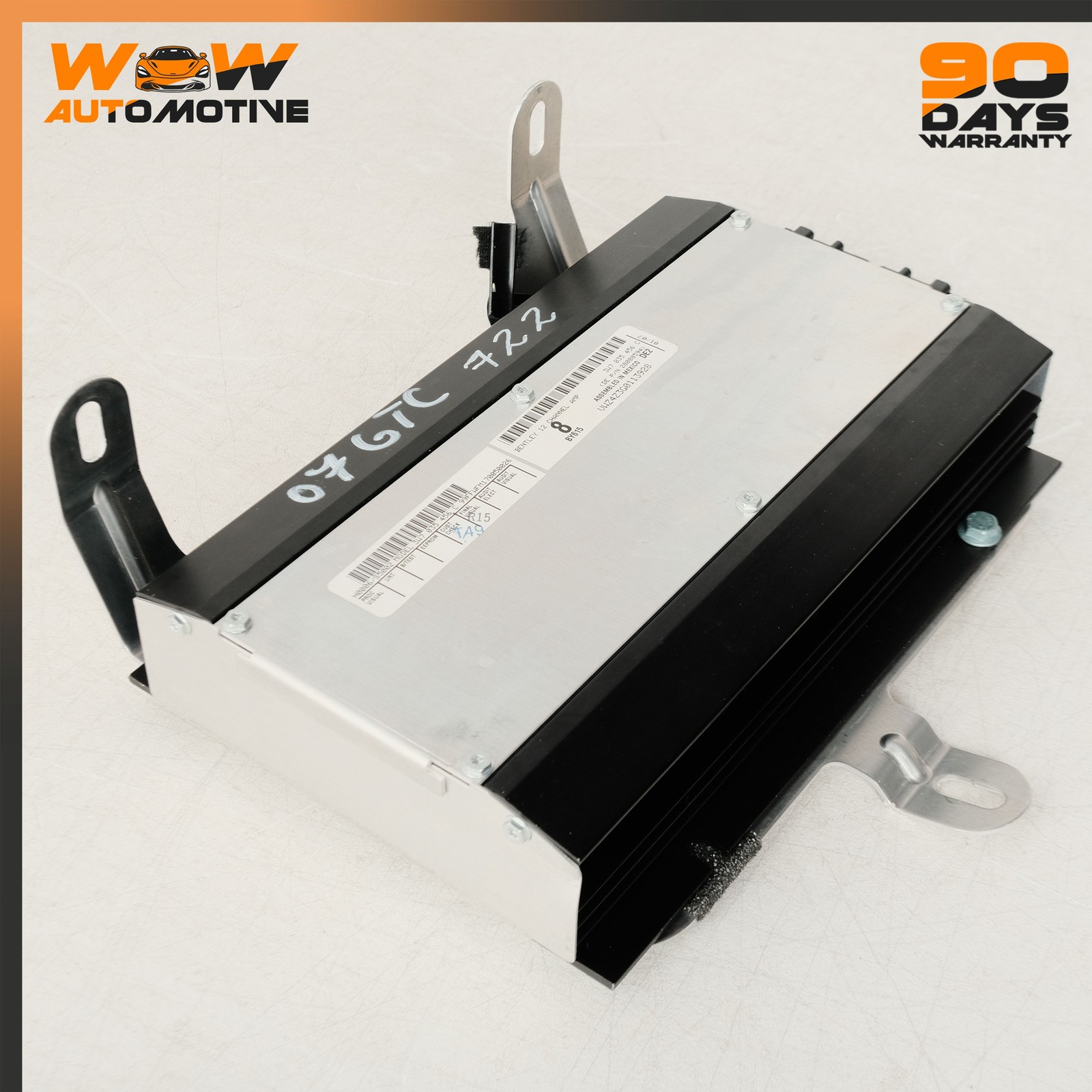 07-13 BENTLEY CONTINENTAL GTC PREMIUM AUDIO SOUND SYSTEM AMPLIFIER AMP OEM