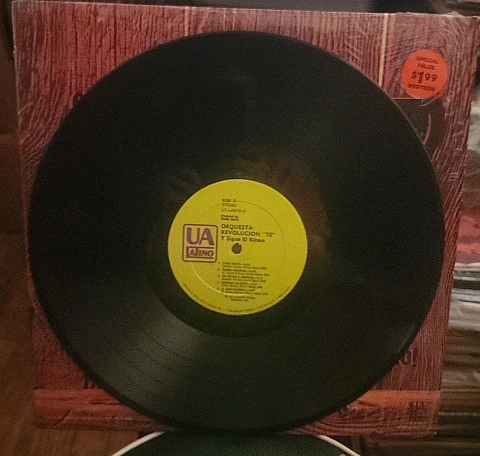 ORQUESTA REVOLUCION 70 SIGUE EL RITMO LP ULTRA RARE NM OG SHRINK SALSA GUAGUANCO Foto 4 de 4