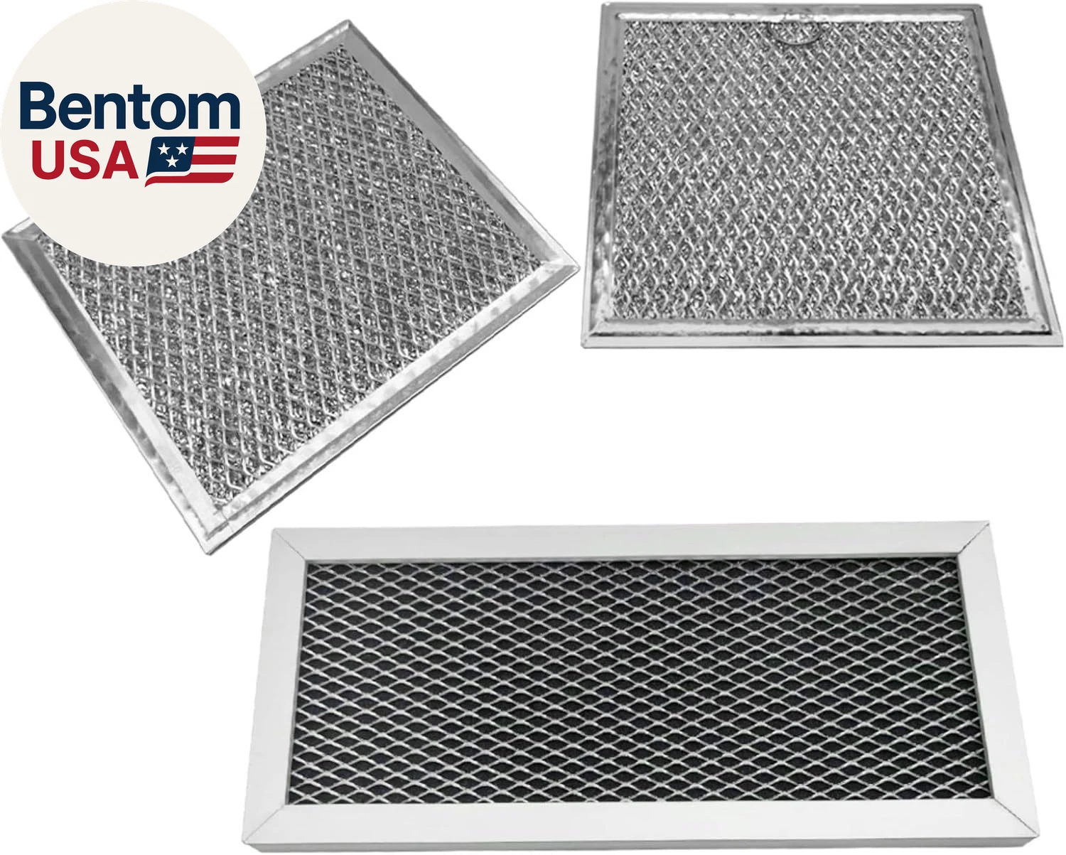 Microwave Oven Charcoal & Grease Filter Kit Compatible with Samsung ME19R7041FS,