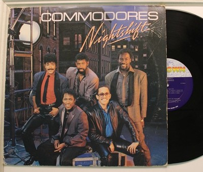 Commodores Lp Nightshift On Motown - Vg++/ Vg+