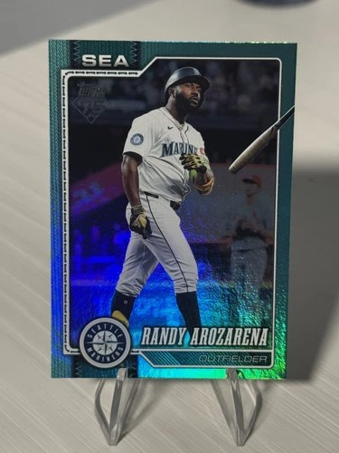 Randy Arozarena 2026 Topps Series 2 Aqua Foil Seattle Mariners #431 Color Match