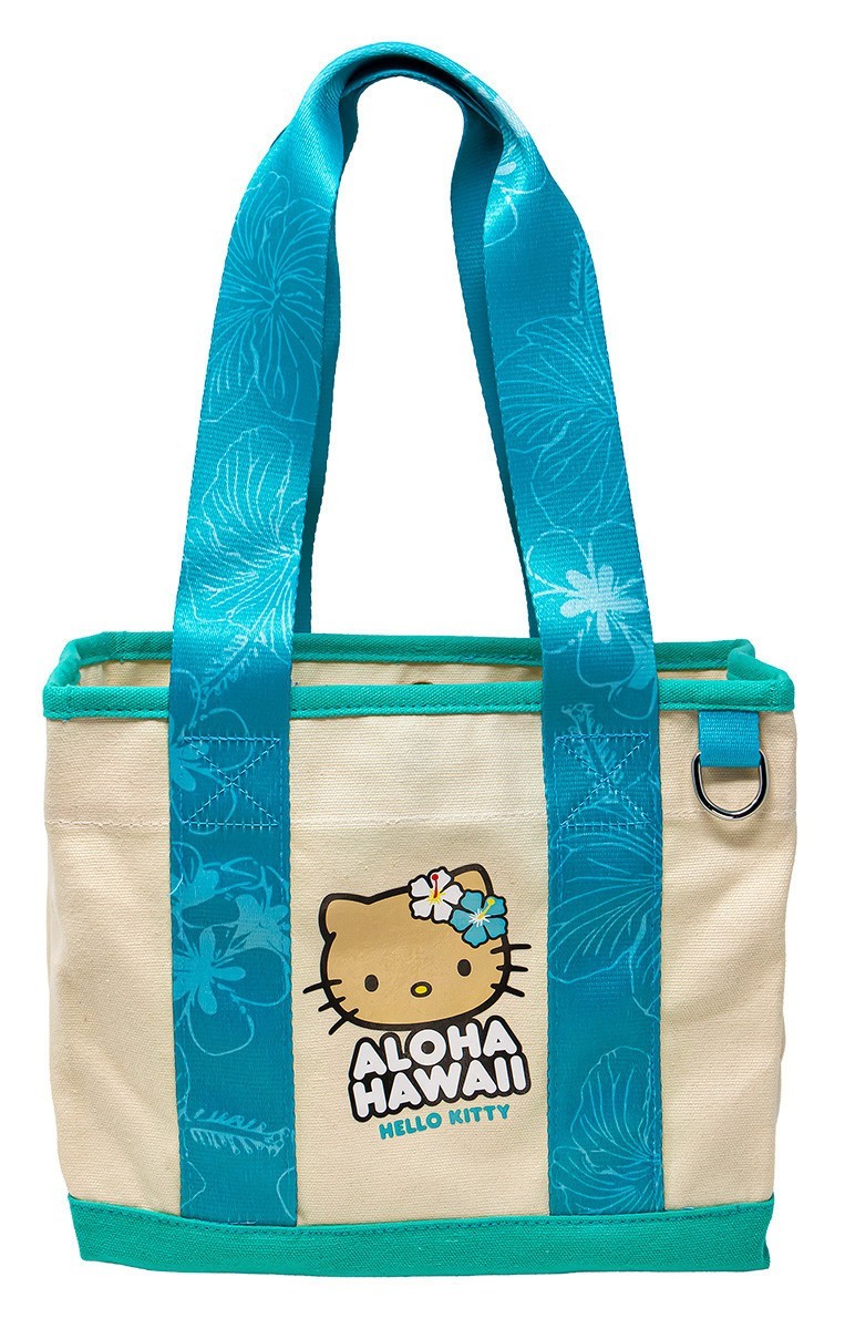 Mini Canvas Tote - Hello Kitty Big Face: Blue | eBay